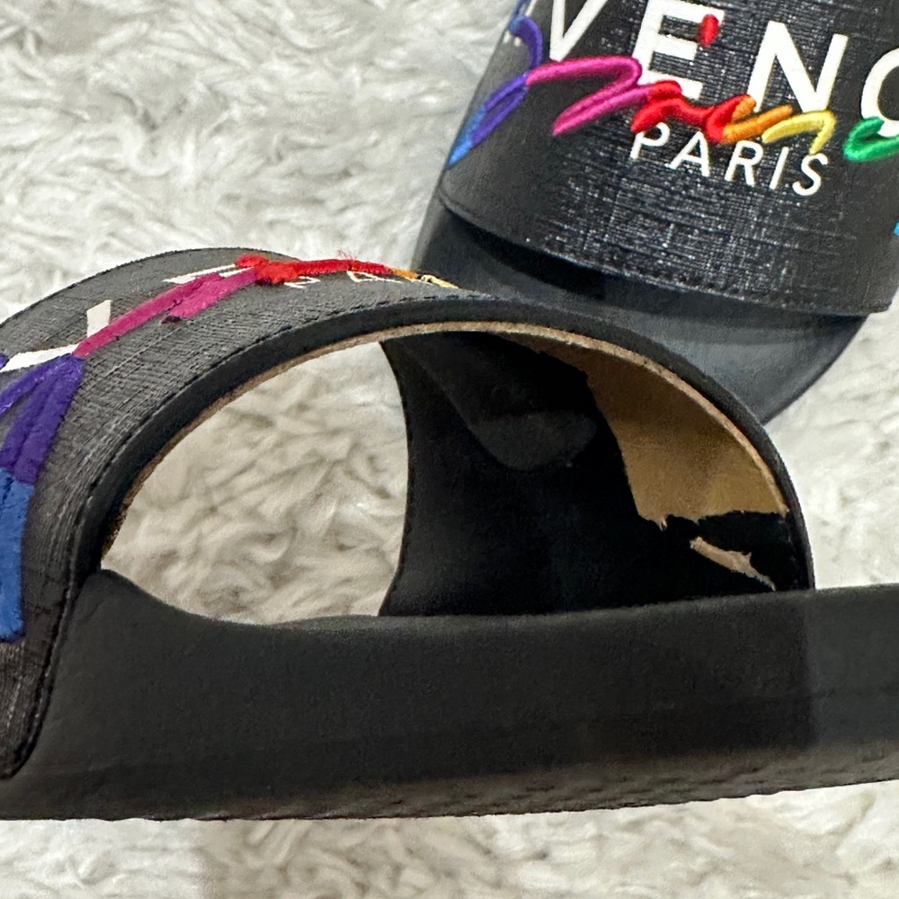 Givenchy Embroidered Pool Slides - Euc - image 3